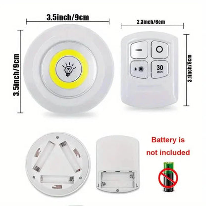 5pcs Smart Wireless LED Under-Cabinet Lights – Remote Control DailySale