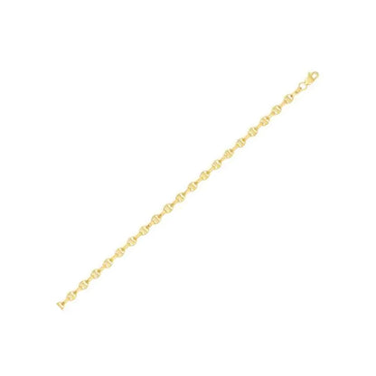 14k Yellow Gold Lite Anchor Chain (3.00 mm) Bids.com