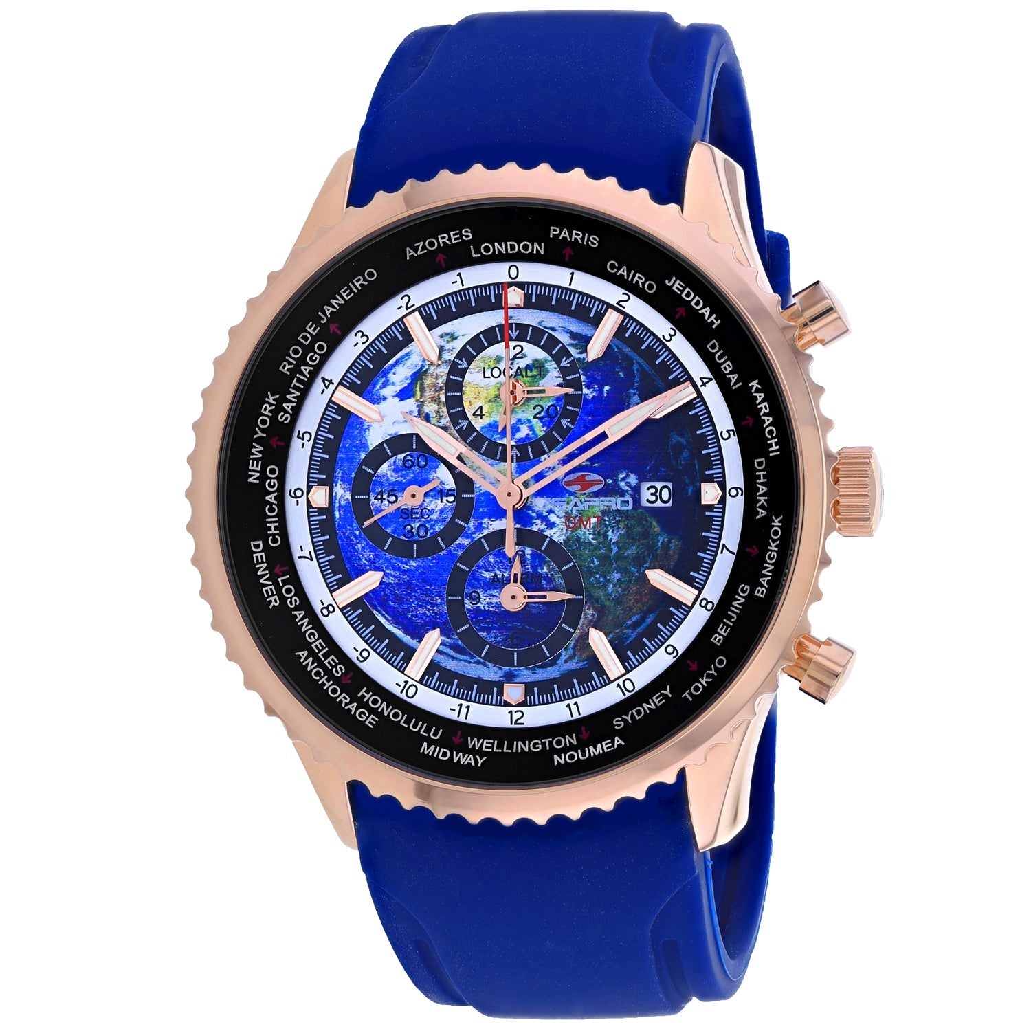 Seapro Men's Meridian World Timer GMT Bids.com
