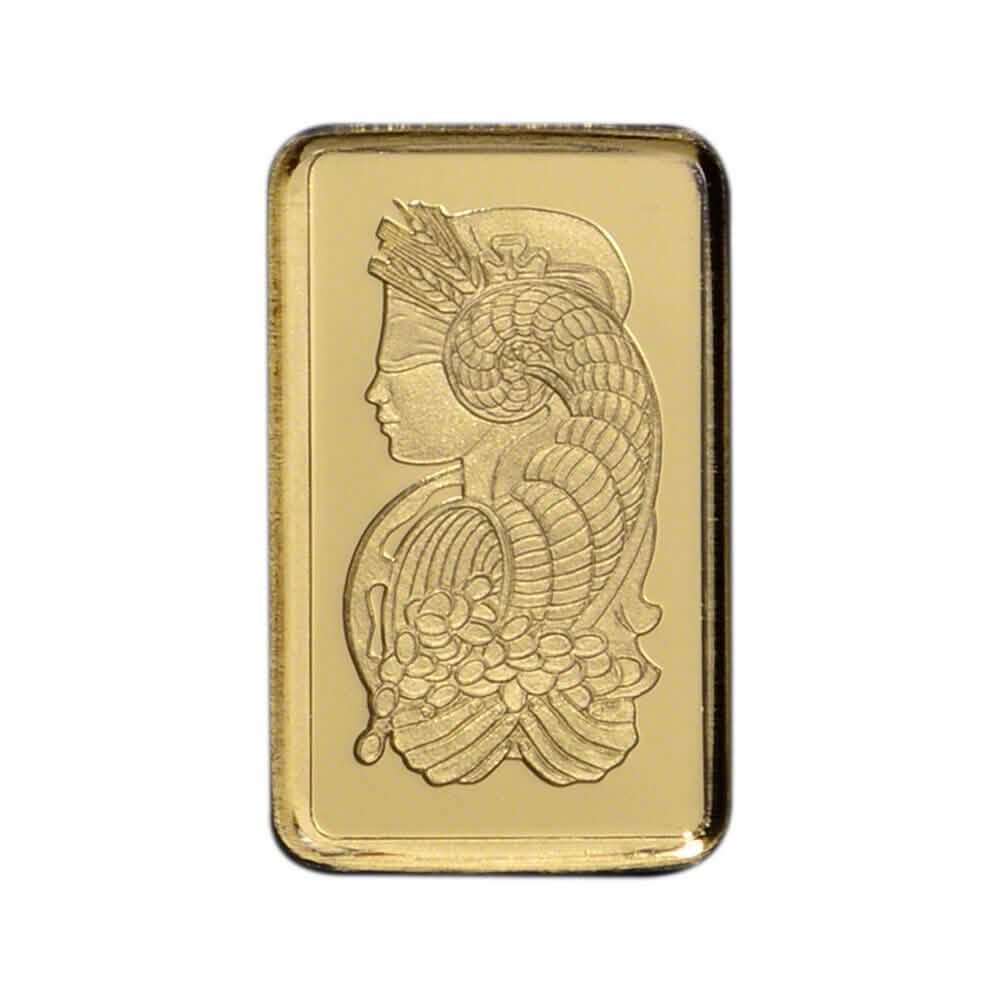 1 Gram Gold Bar PAMP Suisse Fortuna 999.9 Fine in Sealed Assay DailySale