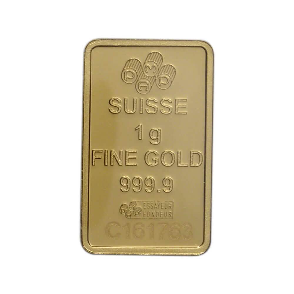 1 Gram Gold Bar PAMP Suisse Fortuna 999.9 Fine in Sealed Assay DailySale