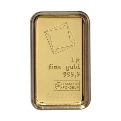 1 Gram Gold Bar - Valcambi Suisse - 999.9 Fine in Sealed Assay DailySale