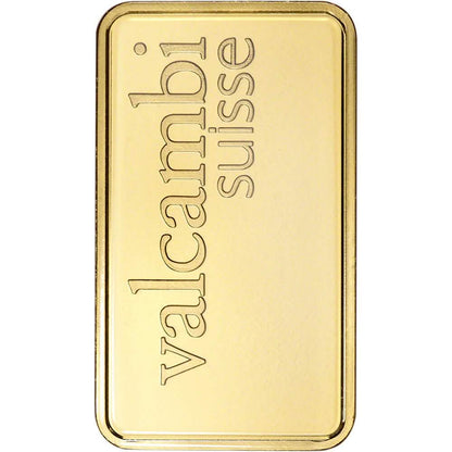 1 oz. Gold Bar Valcambi Suisse 999.9 Fine in Assay DailySale