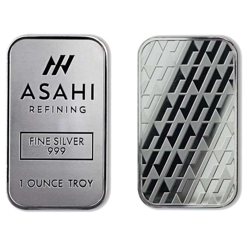1 oz Silver Bar - Asahi .999 Fine Silver DailySale
