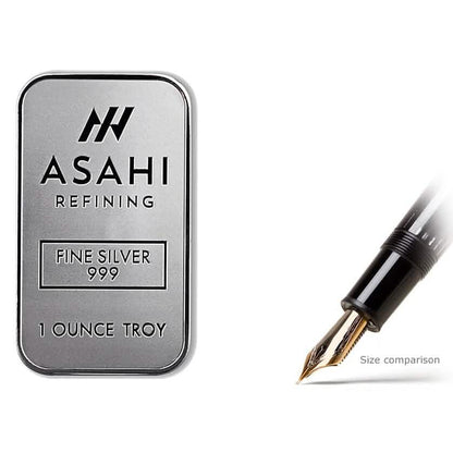 1 oz Silver Bar - Asahi .999 Fine Silver DailySale