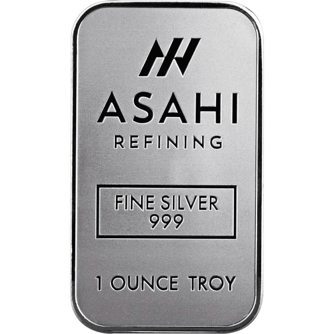 1 oz Silver Bar - Asahi .999 Fine Silver DailySale