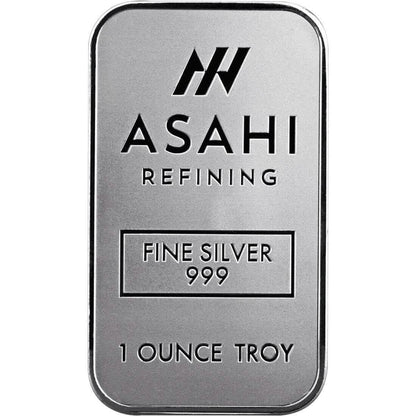 1 oz Silver Bar - Asahi .999 Fine Silver DailySale