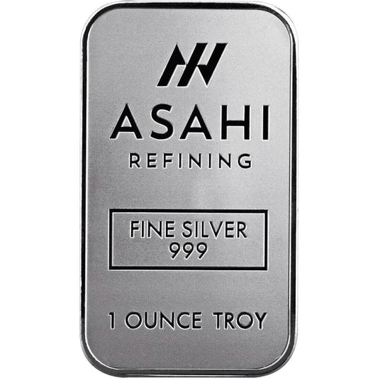 1 oz Silver Bar - Asahi .999 Fine Silver DailySale