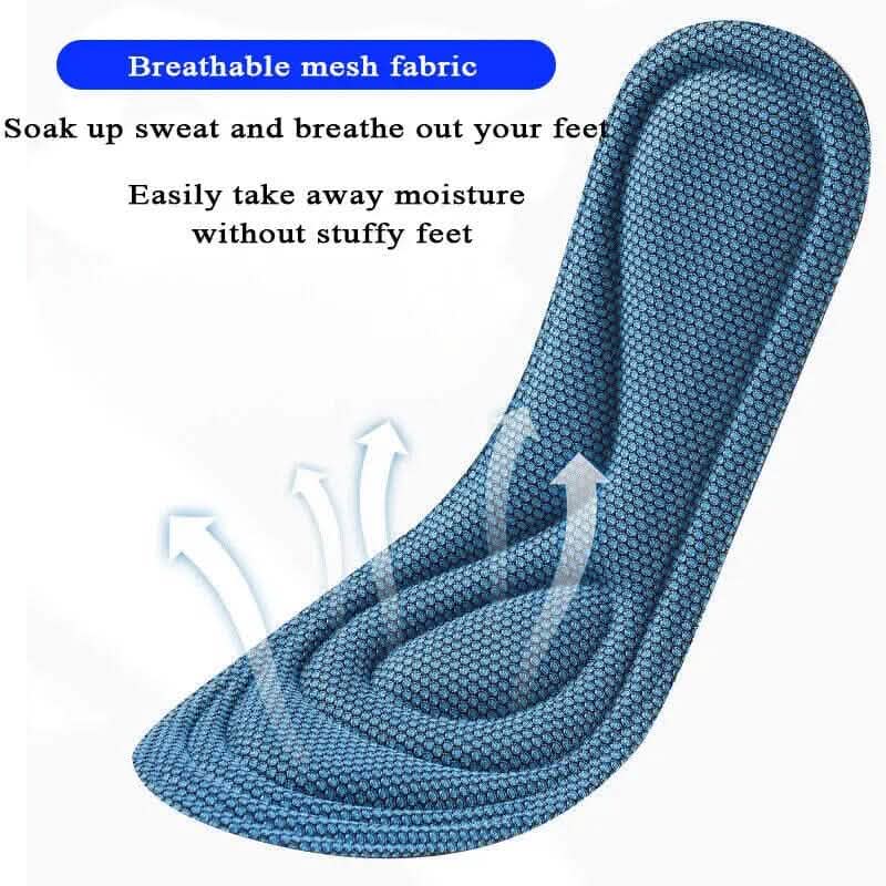 Pair of 5D Memory Foam Breathable Insoles DailySale