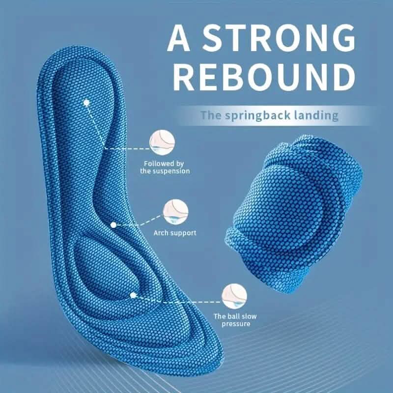 Pair of 5D Memory Foam Breathable Insoles DailySale