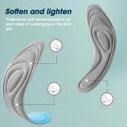 Pair of 5D Memory Foam Breathable Insoles DailySale
