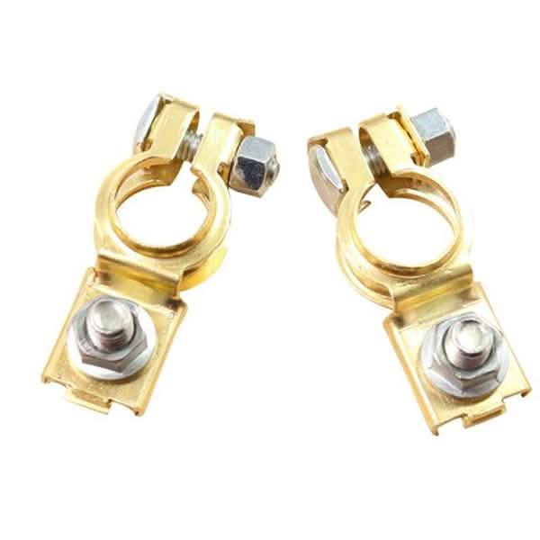 1-Pair: Adjustable Battery Terminal Clamp Clips DailySale