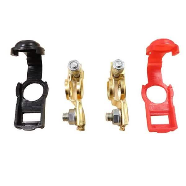 1-Pair: Adjustable Battery Terminal Clamp Clips DailySale