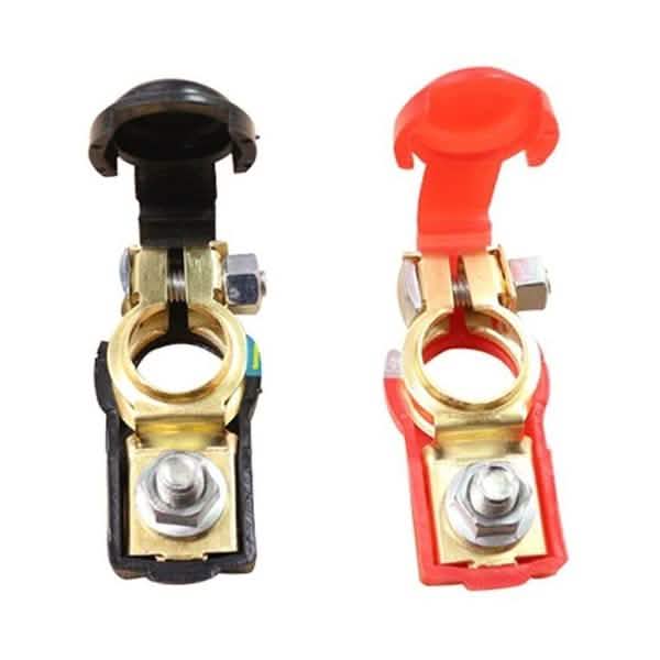 1-Pair: Adjustable Battery Terminal Clamp Clips DailySale