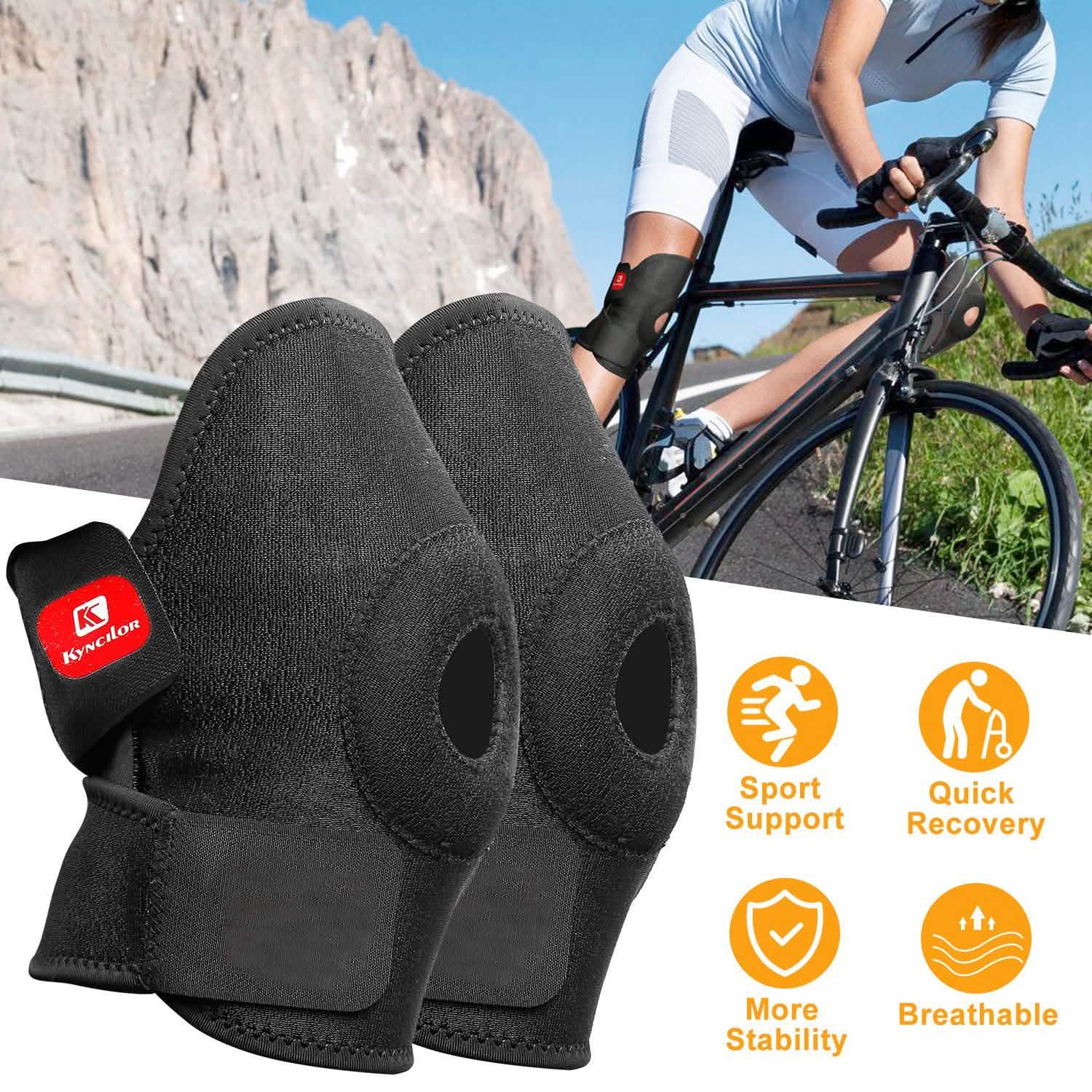 1-Pair: Adjustable Knee Support Compression DailySale