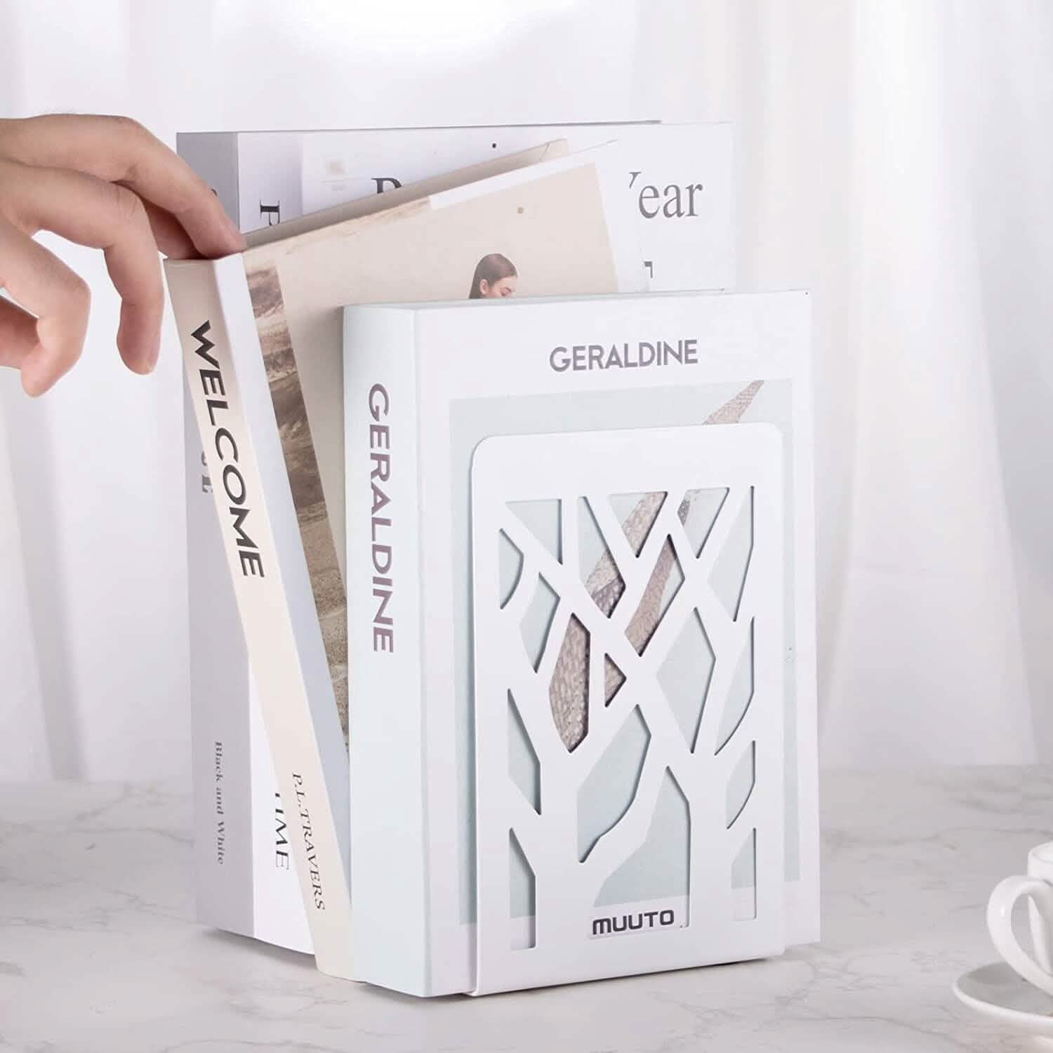 1-Pair: Book Ends for Shelves DailySale