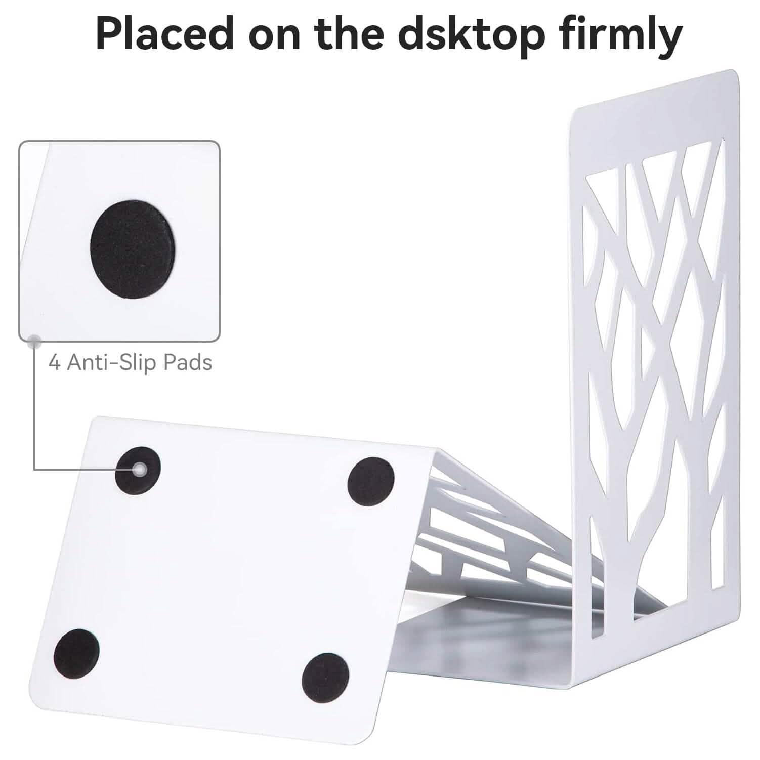 1-Pair: Book Ends for Shelves DailySale
