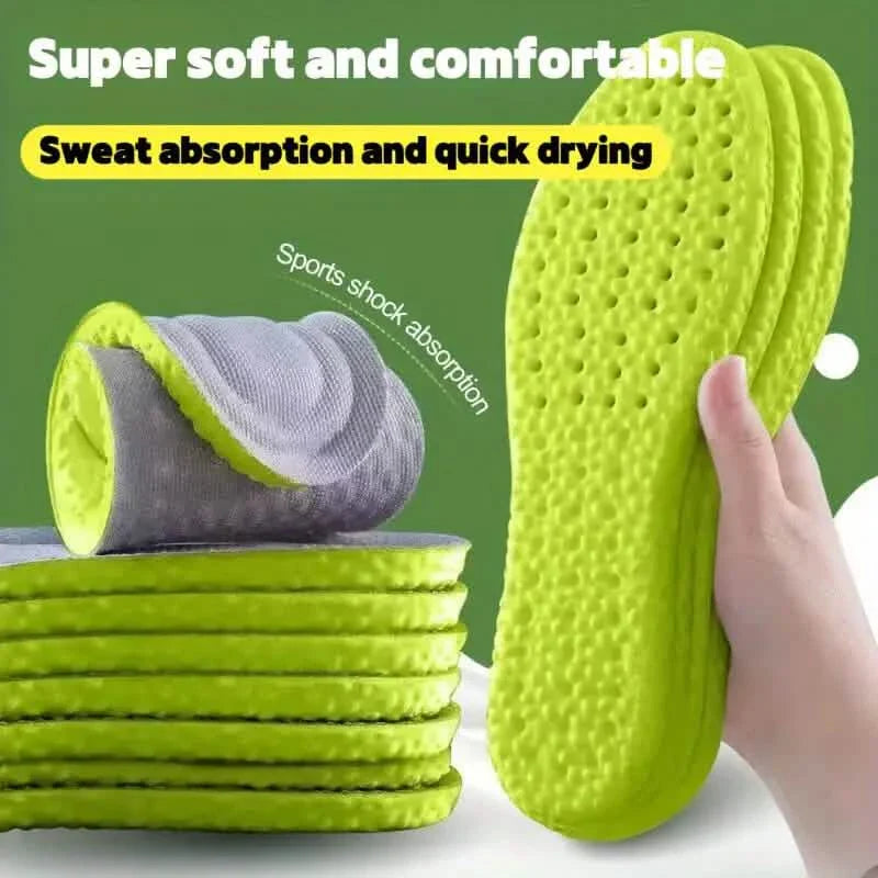 Super Absorbent and Sweat Wicking Shoe Insoles - Dirt Resistant and Machine Washable DailySale