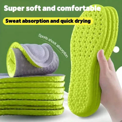 Super Absorbent and Sweat Wicking Shoe Insoles - Dirt Resistant and Machine Washable DailySale