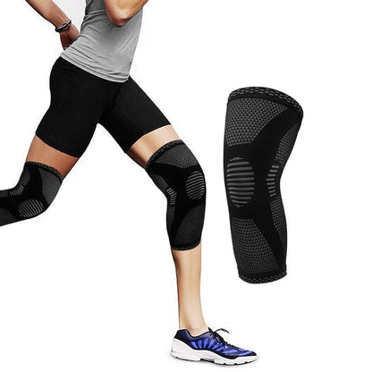 1-Pair: Support And Recover Knee Compression Sleeve Brace With Gel Grip DailySale