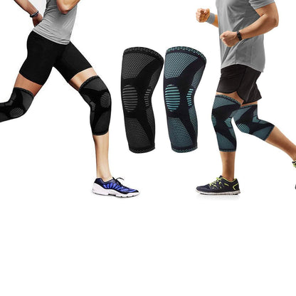 1-Pair: Support And Recover Knee Compression Sleeve Brace With Gel Grip DailySale