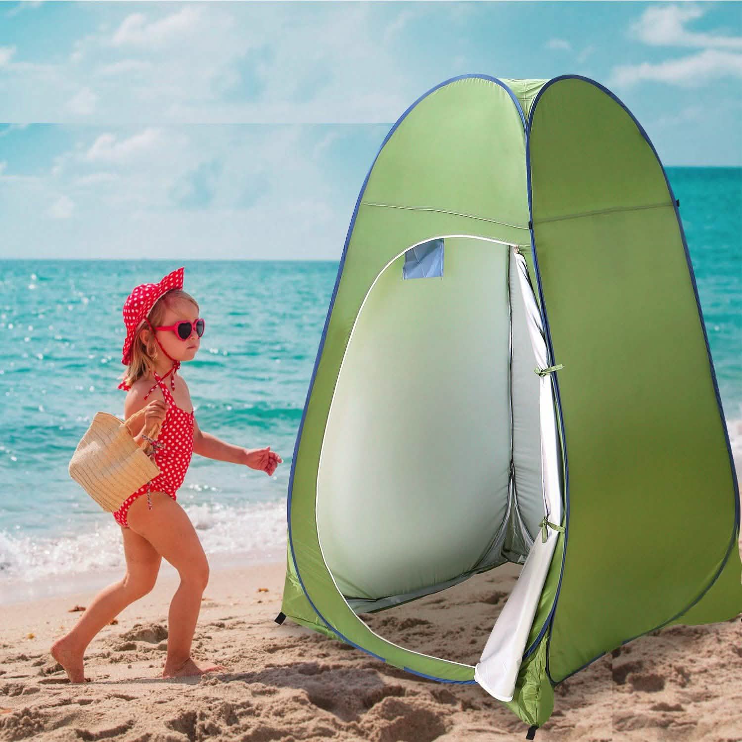 Outdoor Pop Up Toilet Tent DailySale