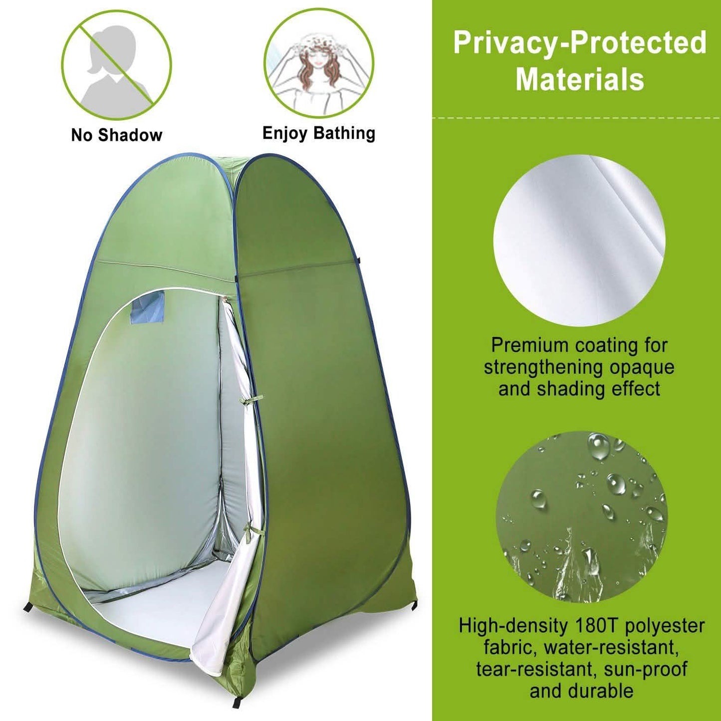 Outdoor Pop Up Toilet Tent DailySale