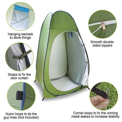 Outdoor Pop Up Toilet Tent DailySale