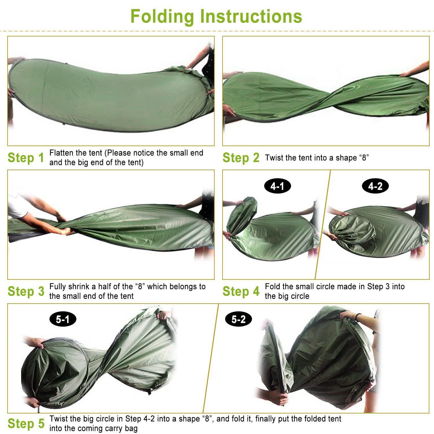 Outdoor Pop Up Toilet Tent DailySale