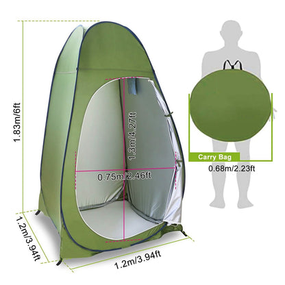 Outdoor Pop Up Toilet Tent DailySale