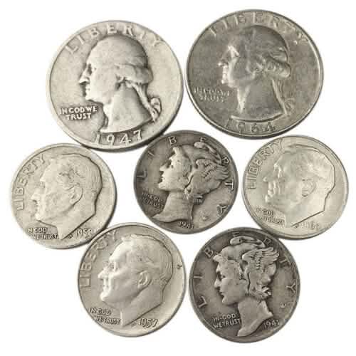 1 Troy Pound Mix 90% Junk Silver Coins US Mint Pre 65 Lot 2 DailySale
