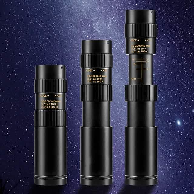 10-300X40 Monocular Telescope Long Range Mini with Zoom Magnification DailySale