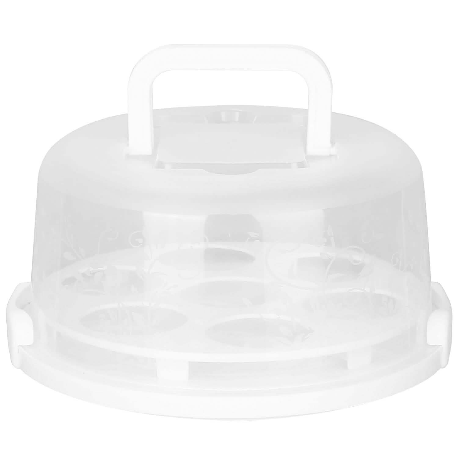 10" Cake Storage Container with Handle Plastic Cake Box DailySale