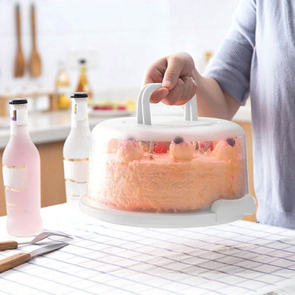 10" Cake Storage Container with Handle Plastic Cake Box DailySale