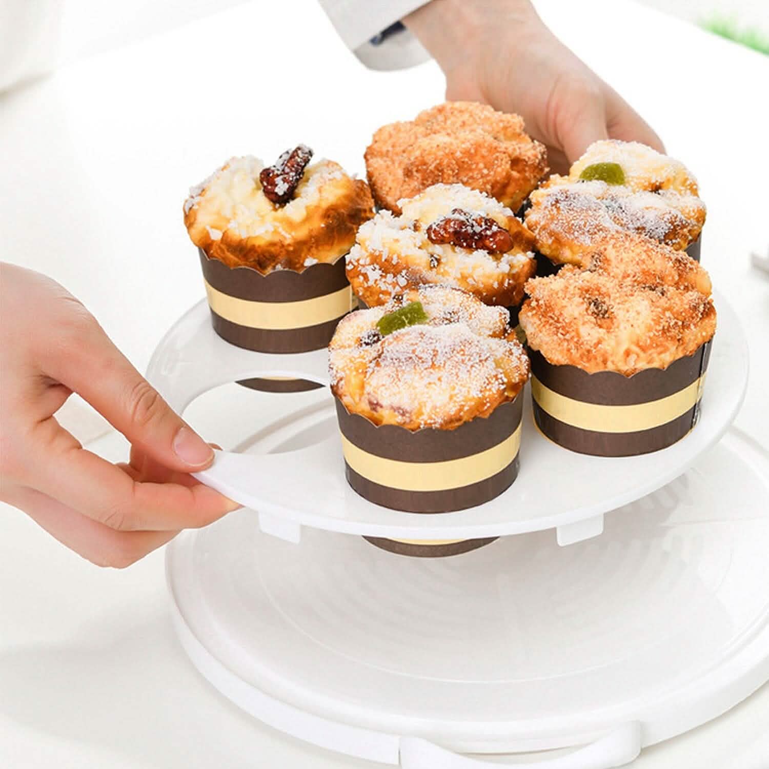 10" Cake Storage Container with Handle Plastic Cake Box DailySale