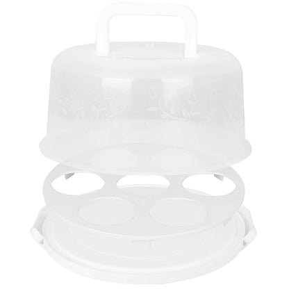 10" Cake Storage Container with Handle Plastic Cake Box DailySale
