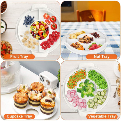 10" Cake Storage Container with Handle Plastic Cake Box DailySale