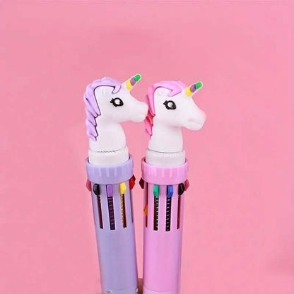 10 Color Ballpoint Pen Kawaii Stationery Cute Pen DailySale