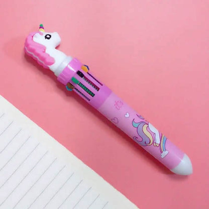 10 Color Ballpoint Pen Kawaii Stationery Cute Pen DailySale