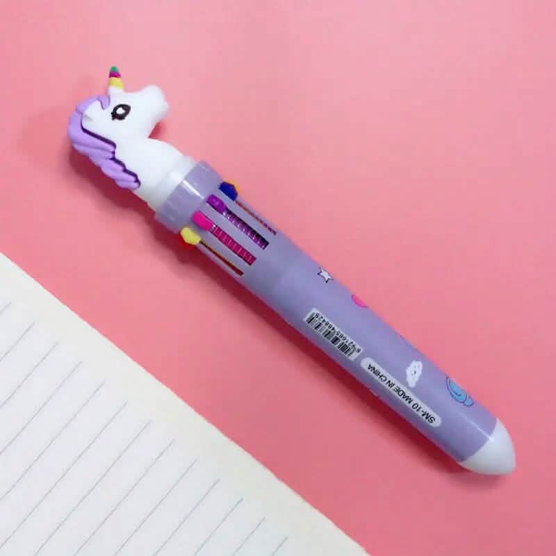 10 Color Ballpoint Pen Kawaii Stationery Cute Pen DailySale