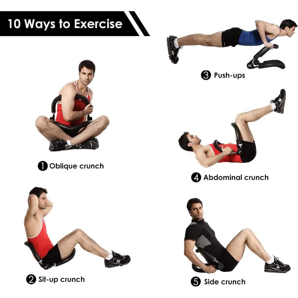 10-in-1 Abdominal & Thigh Toner Workout Equipment DailySale