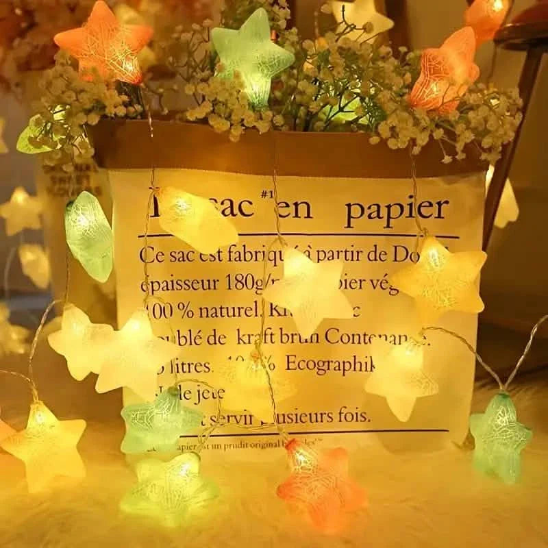 10-Light Crack Star String Lights DailySale
