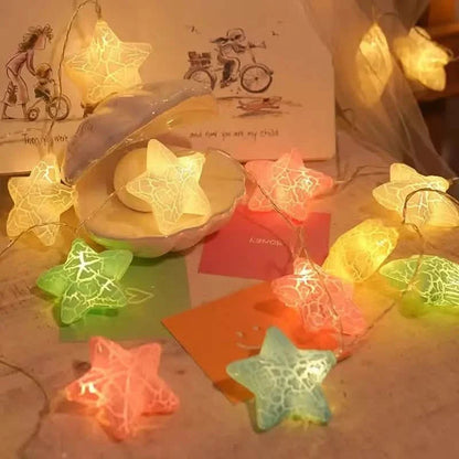 10-Light Crack Star String Lights DailySale