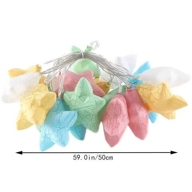 10-Light Crack Star String Lights DailySale