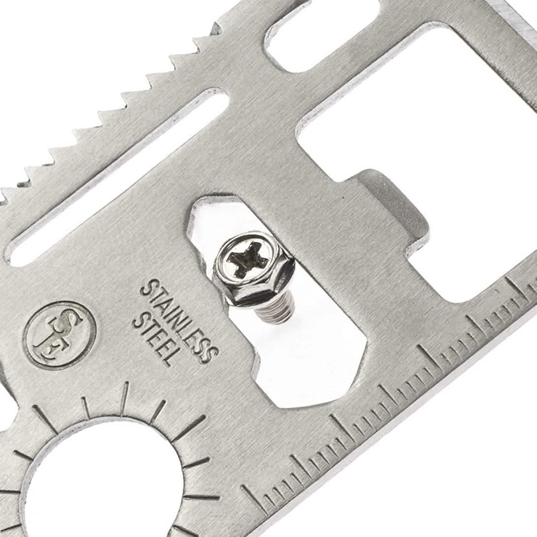 10-Pack: 11-in-1 Stainless Steel Survival Pocket Tool DailySale
