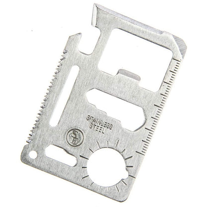 10-Pack: 11-in-1 Stainless Steel Survival Pocket Tool DailySale