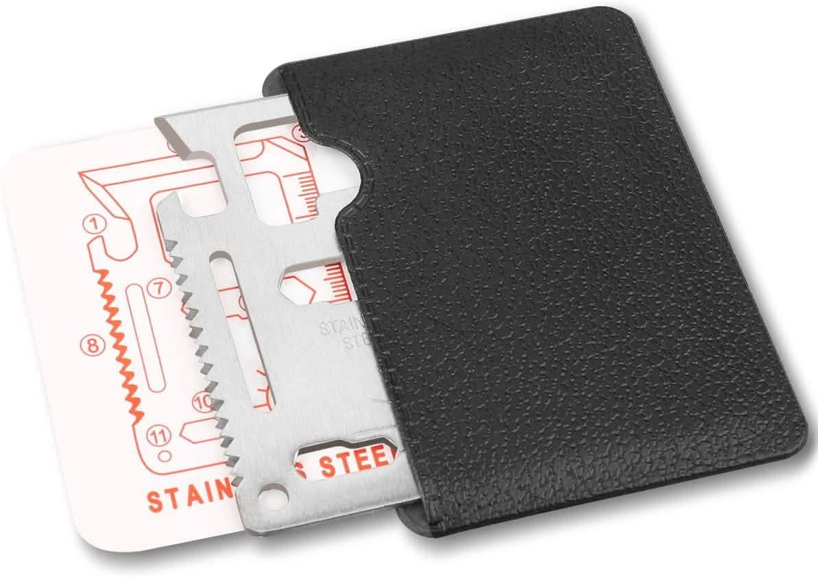 10-Pack: 11-in-1 Stainless Steel Survival Pocket Tool DailySale