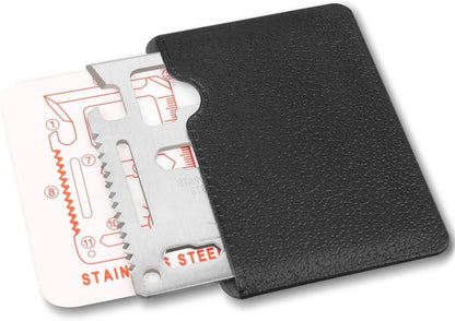 10-Pack: 11-in-1 Stainless Steel Survival Pocket Tool DailySale