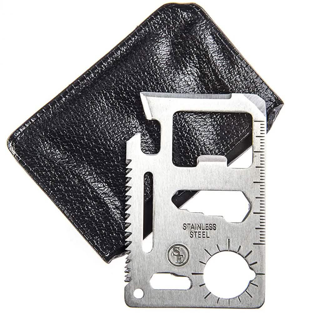 10-Pack: 11-in-1 Stainless Steel Survival Pocket Tool DailySale