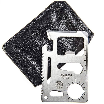 10-Pack: 11-in-1 Stainless Steel Survival Pocket Tool DailySale